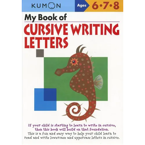 Kumon My Book of Cursive Writing Letters