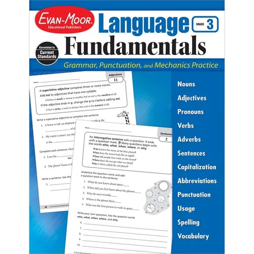Language Fundamentals, Grade 3