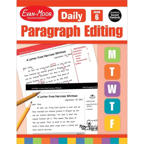 Daily Paragraph Editing Grade 6+ Te
