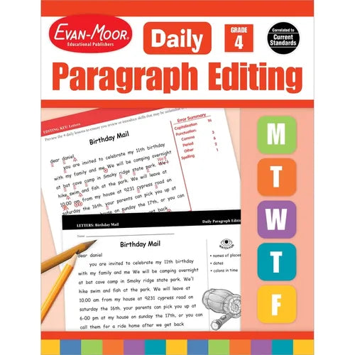 Daily Paragraph Editing Grade 4 Te