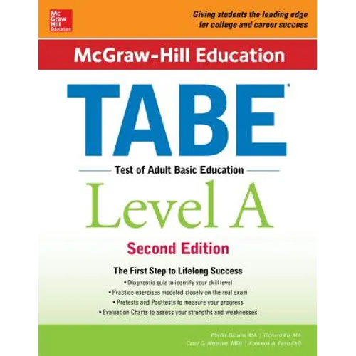 McGraw-Hill Education Tabe Level A, Second Edition